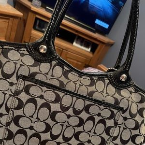 Coach Tote and matching wallet